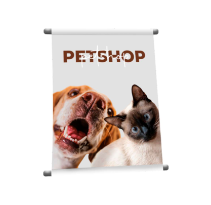 Banner 30x40cm — imagem ilustrativa