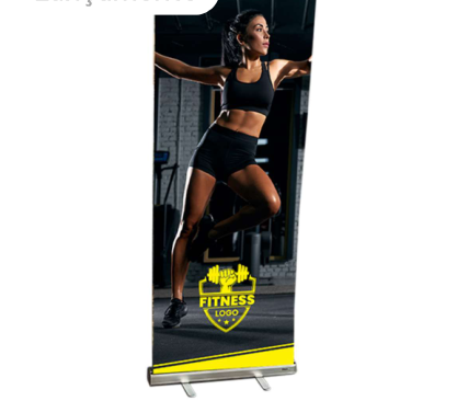 Banner Roll Up Retrátil Personalizado — imagem ilustrativa